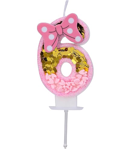 Amazon.com: Minnie Mouse Forever Pink Birthday Candle - 4